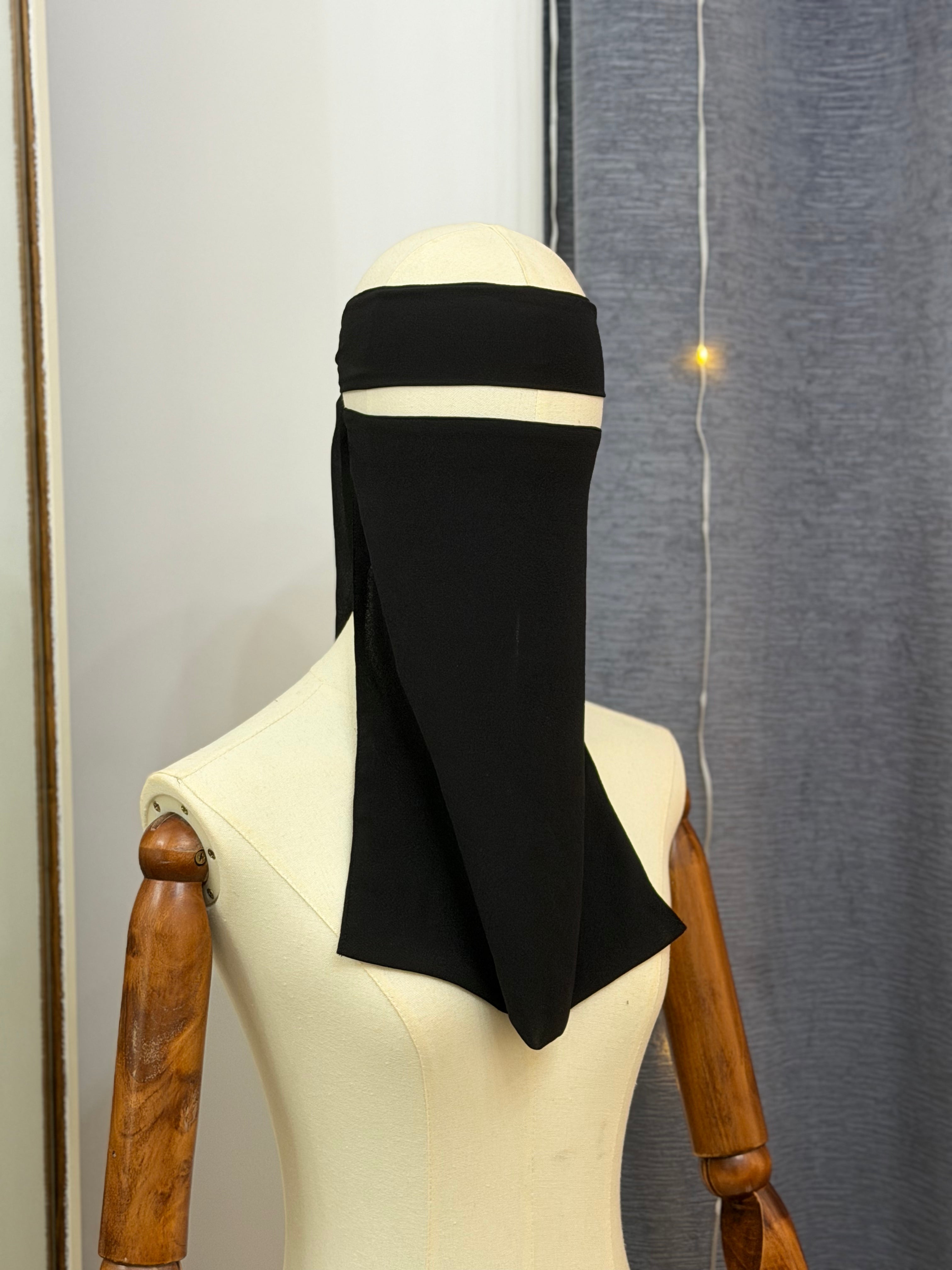 نقاب مفصول لتحت الحجاب أو الخمار