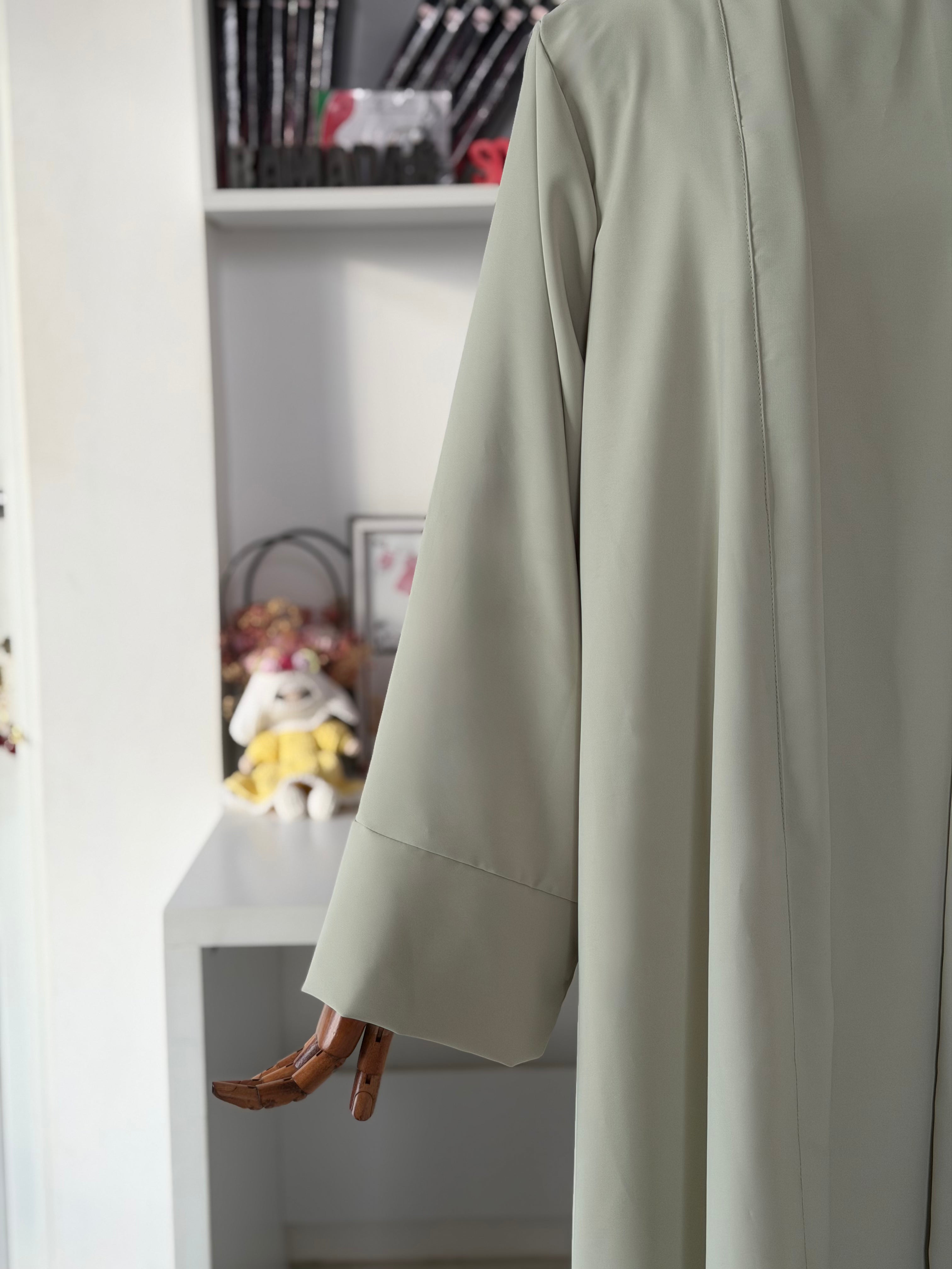 عباية جسيكا قطعتين عباية مفتوحة مع فستان حفر